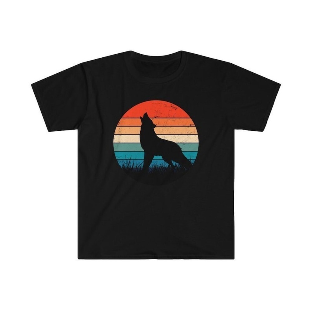 Wolf Shirt, Unisex Wolf Tshirt, Wolf Howl T Shirt